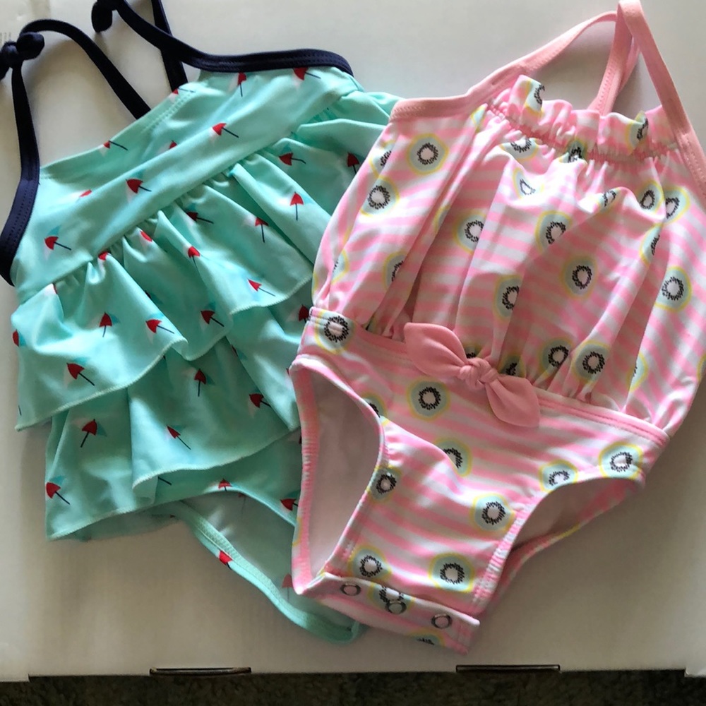 Two for $10. Sweet baby girl swimsuits!